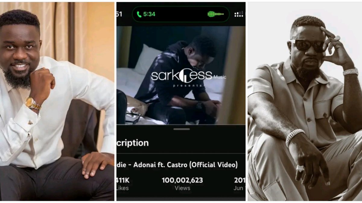 Sarkodie Is The First African Rapper to Hit 100m Streams on YouTube